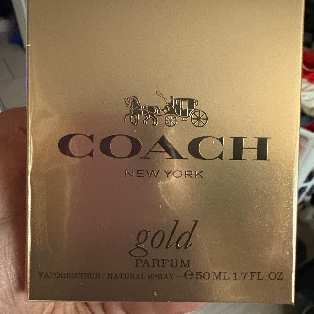 Coach Gold Parfum Box